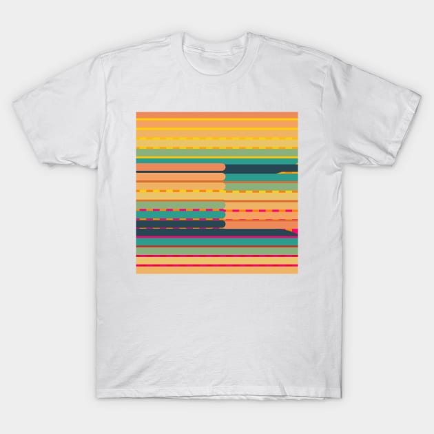 Sunset Stripe T-Shirt by KylePrescott